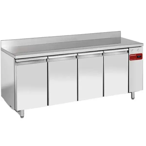 Premium wanddiepvriestafel, geventileerd, 4 deuren en 600x400, 760 liter (zonder groep)