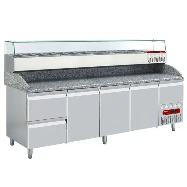 Flitsaanbieding Geheel koelkast tafel & gekoelde structuur :
