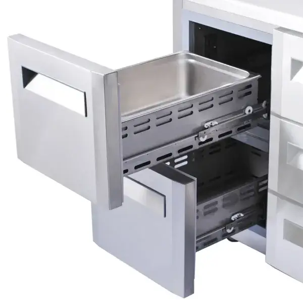 Seizoensaanbieding Kit blok 2 lades (1/2 + 1/2)