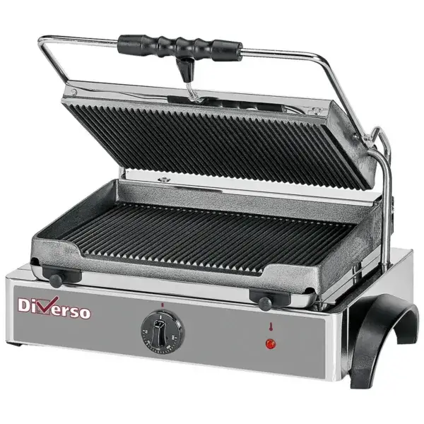 Shop Nu Elektrische panini grill medium, geribde platen