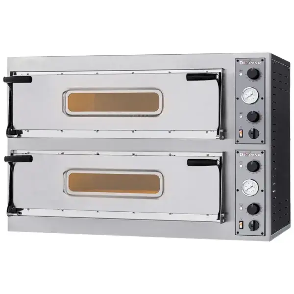 Koopje Elektrische oven 2x 2 pizza's diam. 350mm, 2 kamers