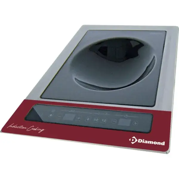 Hete Deal Inductieplaat "wok-inbouwbaar" 6 kw-tri, tactiele toetsen