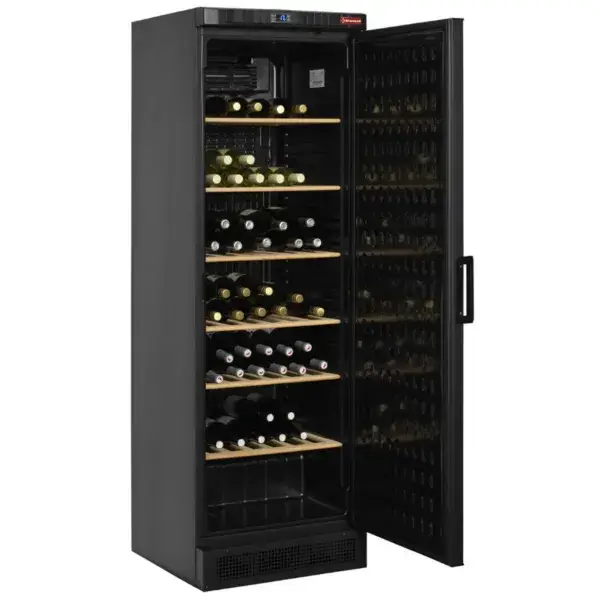 Superprijs Wijnkast, geventileerd, 380 liters, zwart