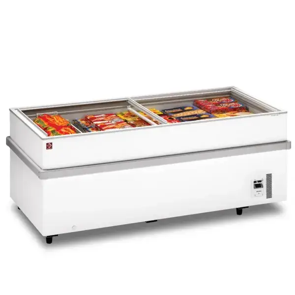 Panoramische diepvriezer 2 compressoren, 1 temperatuur Must-Have