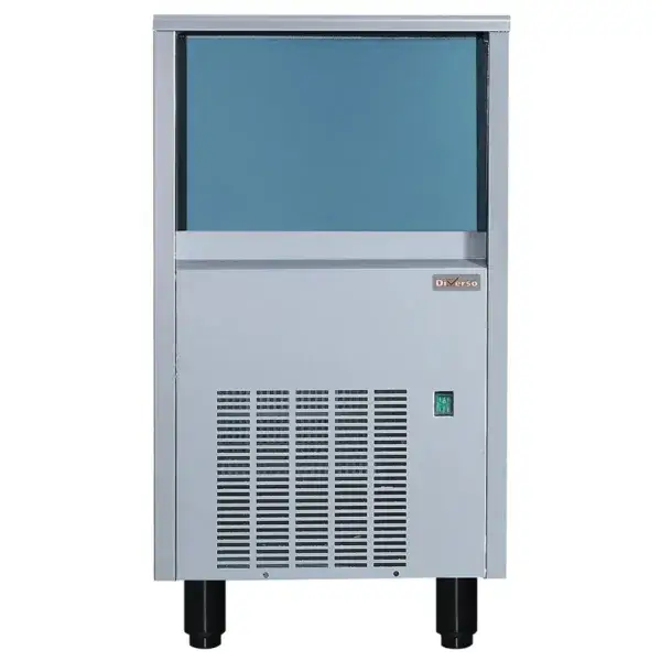 Merkproduct Volle ijsblokjesmachine (22 gr) 41kg/24h met reserve 15 kg roestvrij staal