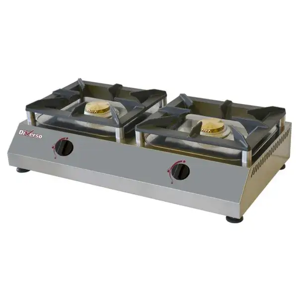 Superprijs Gastafelfornuis met 2 branders 5 kw