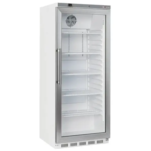 Merkproduct Koelkast gn 2/1, glazen deur, geventileerd, 600 liter - wit