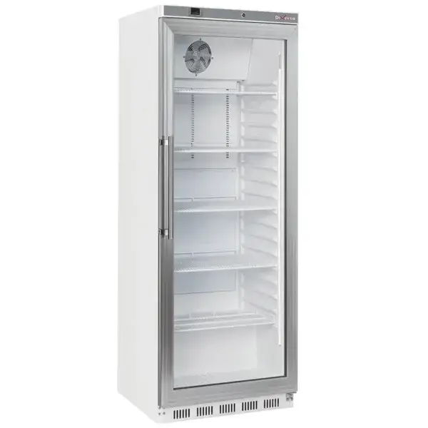 Favoriet Koelkast geventileerd, glazen deur, 400 liter - wit