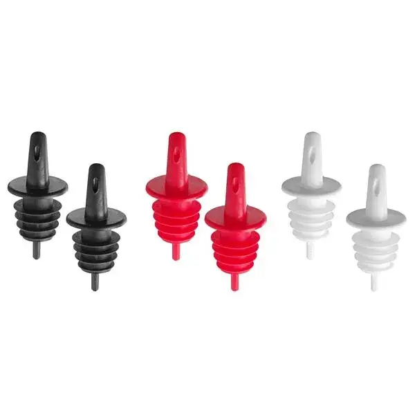 Beperkte Voorraad Hendi Doorschenkers BarUp 6 stuks EVA rood, zwart, wit 30x90x65 mm