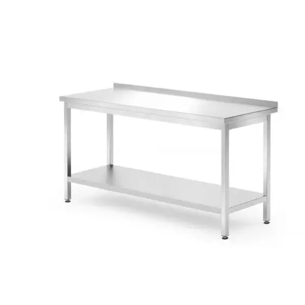Nu Kopen Wandtafel met plank – geschroefd, diepte 700 mm, hendi, profi line, 1600x700x(h)850mm