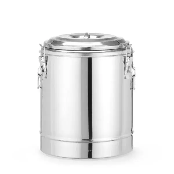 Dagaanbieding Geïsoleerde draagbare container, hendi, kitchen line, 23l, zilver, ⌀350x(h)440mm