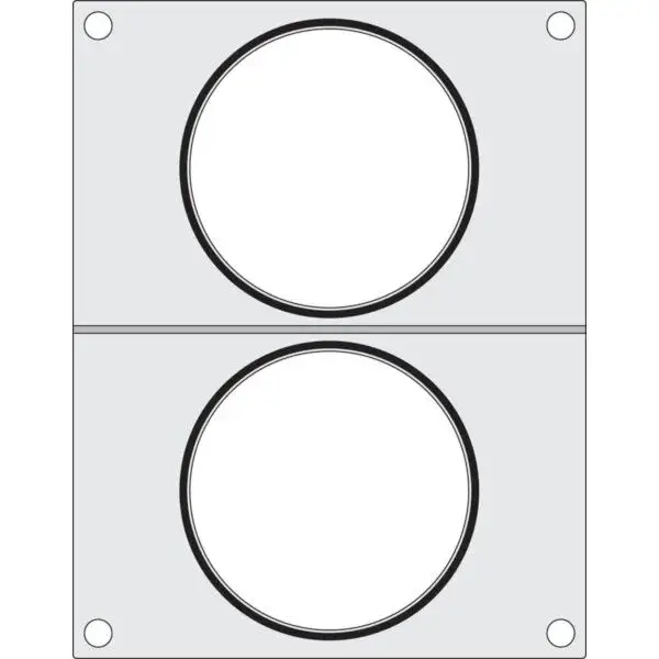 Traysealer matrix, hendi, 2x soepcontainer ø115 mm Veilige Betaling