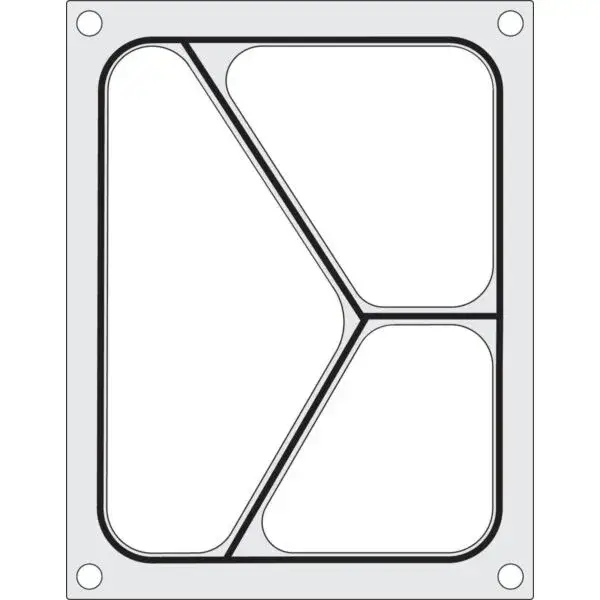Traysealer matrix, hendi, driedelige container 227x178 mm Actieprijs