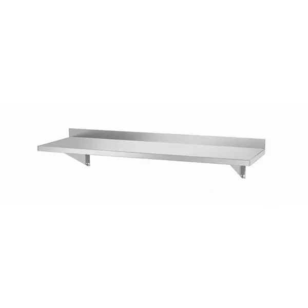 Wandplank, met 2 beugels, hendi, 1000x300x(h)250mm Goedkoop