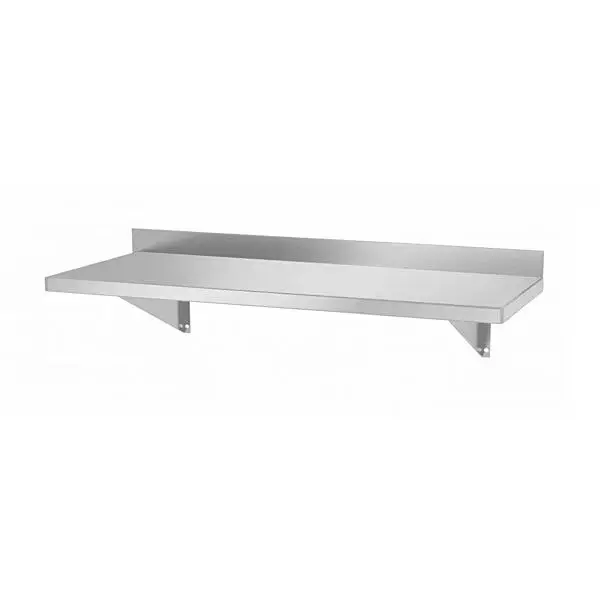 Wandplank, met 2 beugels, hendi, 800x300x(h)250mm Direct Verzonden