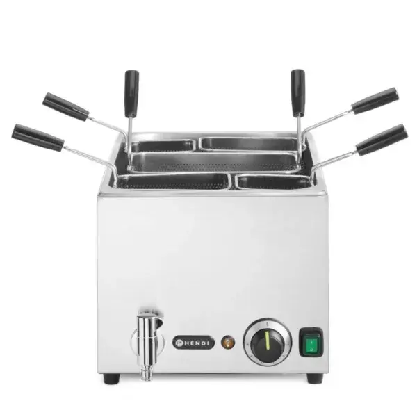 Goedkoop Hendi Pastakoker 25L 220-240V 3500W 18/8 RVS met 5 manden