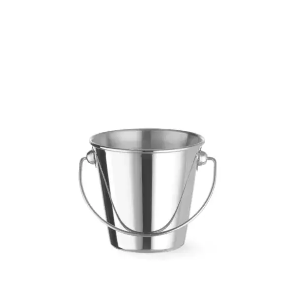 Voordeelprijs Hendi emmer Ø90x85mm rvs met handgreep voor snacks
