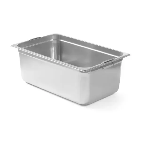 Merkproduct Gn container met intrekbare handgrepen, hendi, gn 1/1, 14l, 530x325x(h)100mm