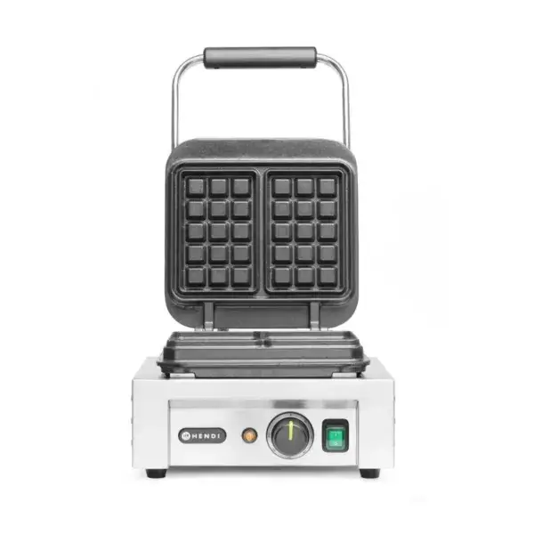 Hendi wafelmaker Brussels 230V 2200W 330x520x277mm geëmailleerd gietijzer Betrouwbaar