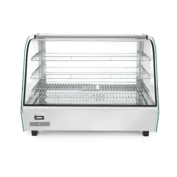 Hendi warmhoudvitrine 160 liter 230V 1500W RVS met glas en LED Tijdelijk Beschikbaar