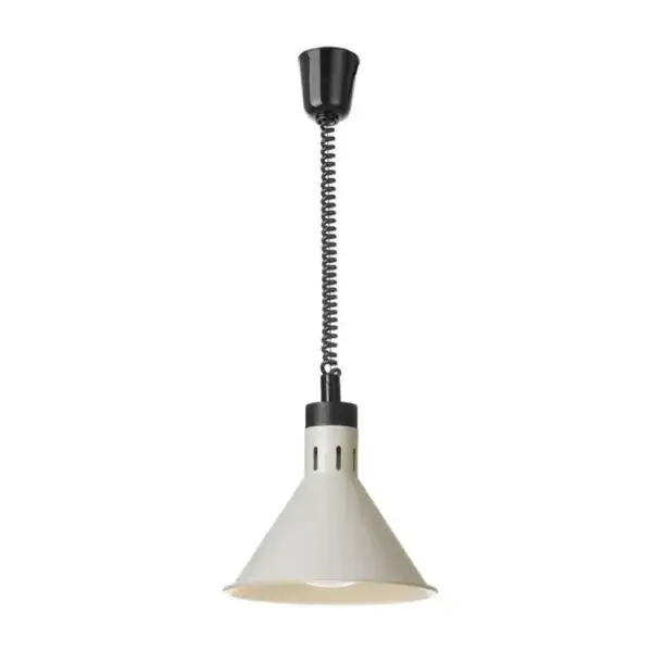 Express Levering Hendi Warmtelamp conisch verstelbaar 230V 250W wit ø275mm
