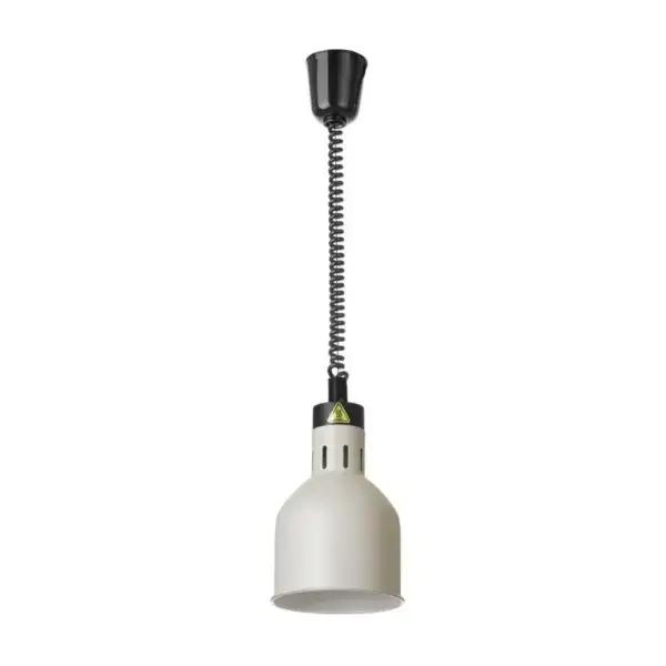Hendi Warmtelamp verstelbaar cilindrisch 230V 250W ⌀175mm wit voor warmhouden Bestseller