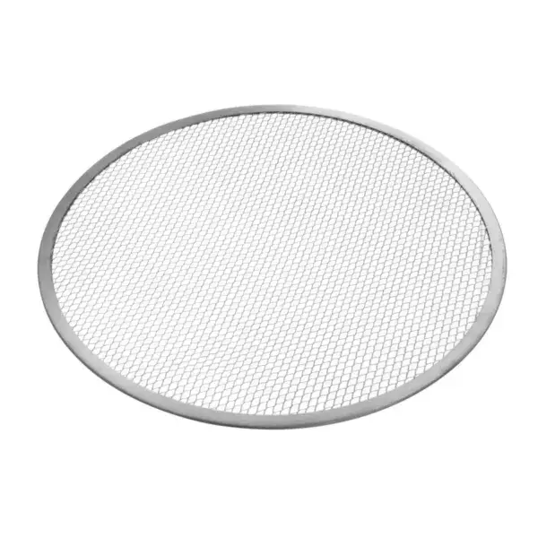 Must-Have Hendi pizzaplaat met gaasbodem Ø450 mm aluminium