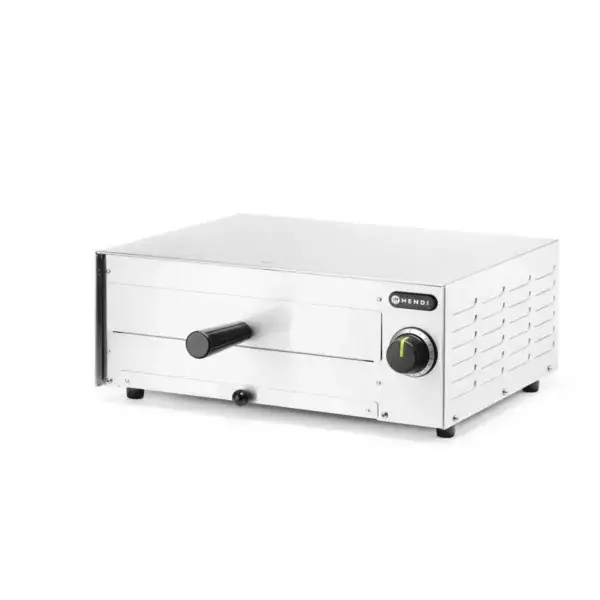 Premium Hendi pizzaoven 230V 1450W 484x590x190mm met laderooster voor pizza’s tot ø30 cm