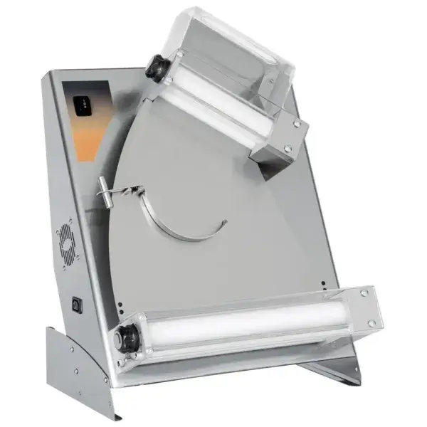 Laatste Versie Hendi elektrische deegroller 300 mm 230V 250W met verstelbare rollers voor pizza