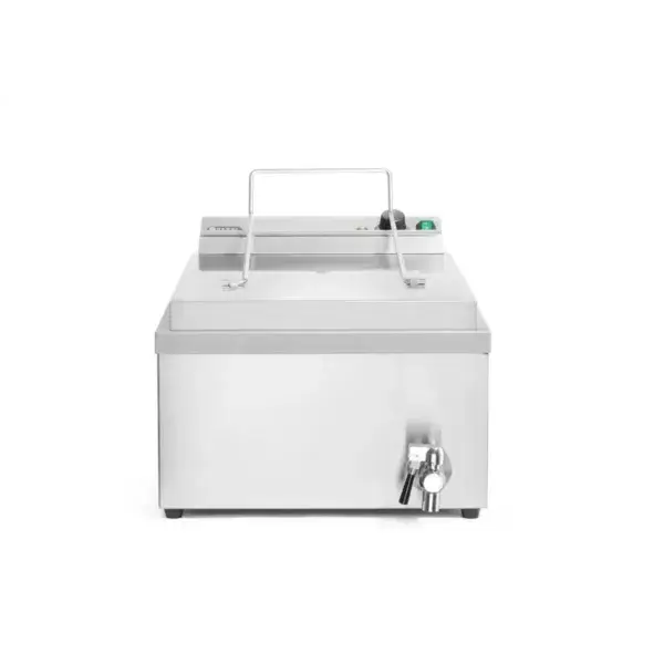 Veilige Betaling Hendi Friteuse 12L 230V 3500W gelaste tank met koude zone en oververhittingsbeveiliging
