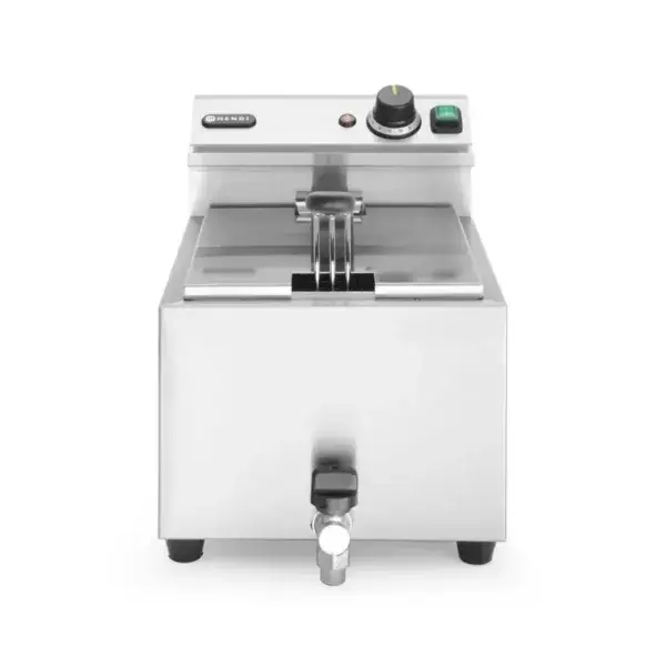 Rechtstreeks Van De Fabrikant Hendi Friteuse Profi Line 8L lichtgrijs 230V 3500W RVS
