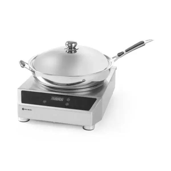 Hendi Inductiewok Profi Line model 3500 230V 3500W roestvrijstalen behuizing 340x450x295mm Favoriet