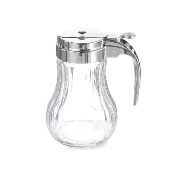 Veilige Betaling Hendi Honingdispenser glas ø80x115mm roestvrijstalen hevel