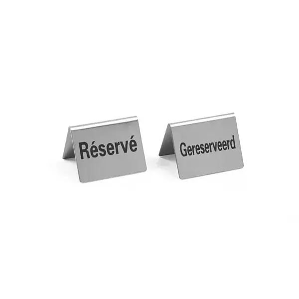 Hendi Tafelstandaard Gereserveerd 50x35x40mm RVS 18/0 set van 4 Beperkte Voorraad
