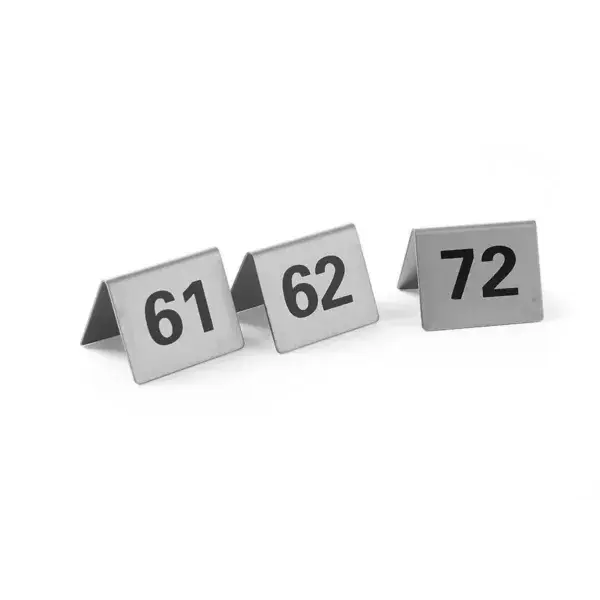 Koop Online Hendi tafelstandaard nummers 61-72 metalen 50x35x40mm set 12 stuks