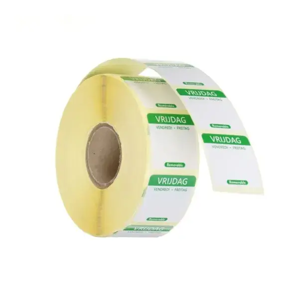 Voedselveiligheidsstickers, multifunctioneel, eenvoudig verwijderbaar , hendi, vrijdag, groen, 1000 st., 25x25mm Weekendaanbieding