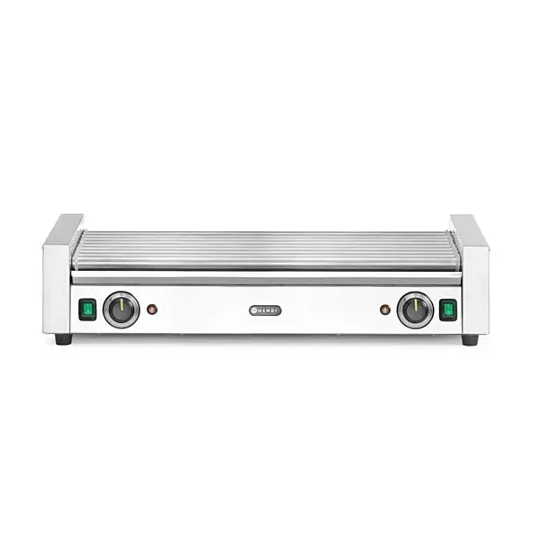 Bestseller Hendi Worstrolgrill XL 2 zones 220-240V 2000W 732x590x168mm zilver