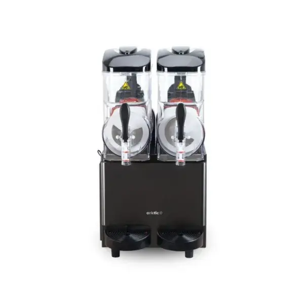 Tijdelijk Beschikbaar Hendi Slushmachine Arktic 2x12L 24L zwart 220-240V 710W professionele slush- en koude dranken