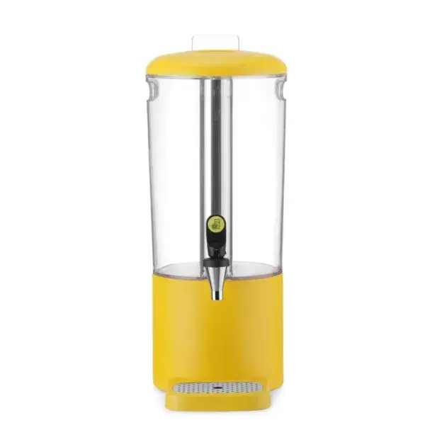 Actieprijs Hendi juicer UNIQ 8L geel met non-drip kraan voor buffetpresentatie