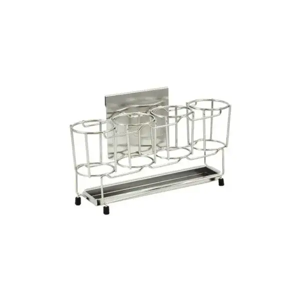 Veilige Betaling Bottle rack voor 4 knijpflessen - 355ml