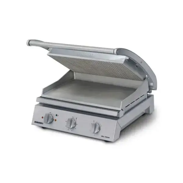 Beperkt Aanbod Grill station voor 8 sandwiches - geribbelde bovenplaat