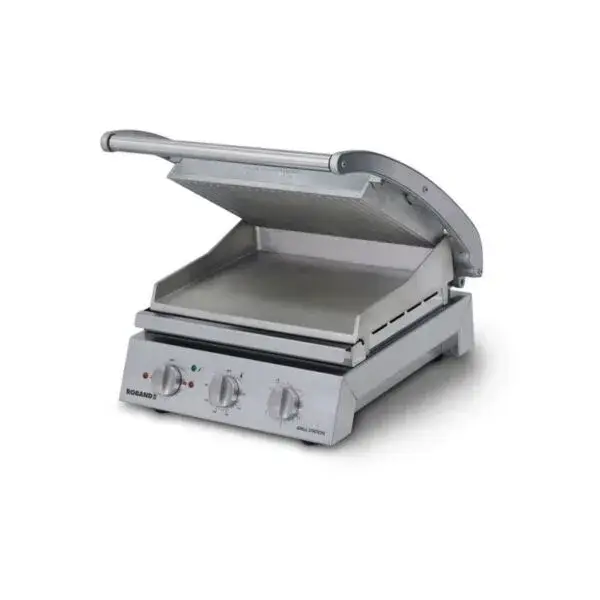 Betrouwbaar Grill station voor 6 sandwiches - geribbelde bovenplaat