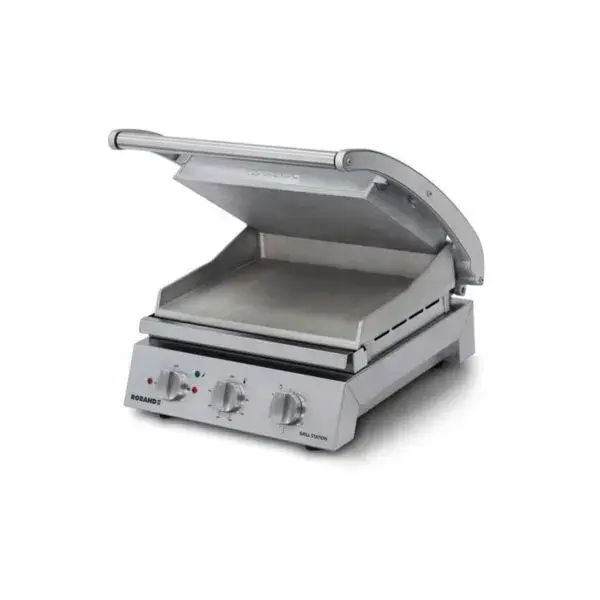 Grill station voor 6 sandwiches - effen bovenplaat Merkproduct
