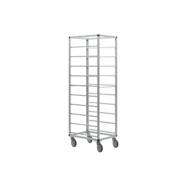 Alu regaalwagen bakery - 600x400mm - 10 niveaus - type t - in: 400mm Nu Kopen