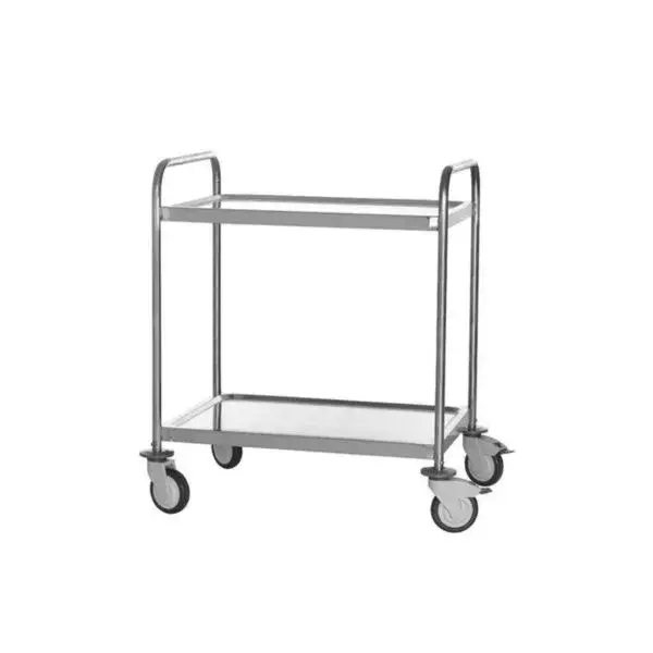 Laatste Kans Serveerwagen met 2 niveaus - rvs - 800x580mm