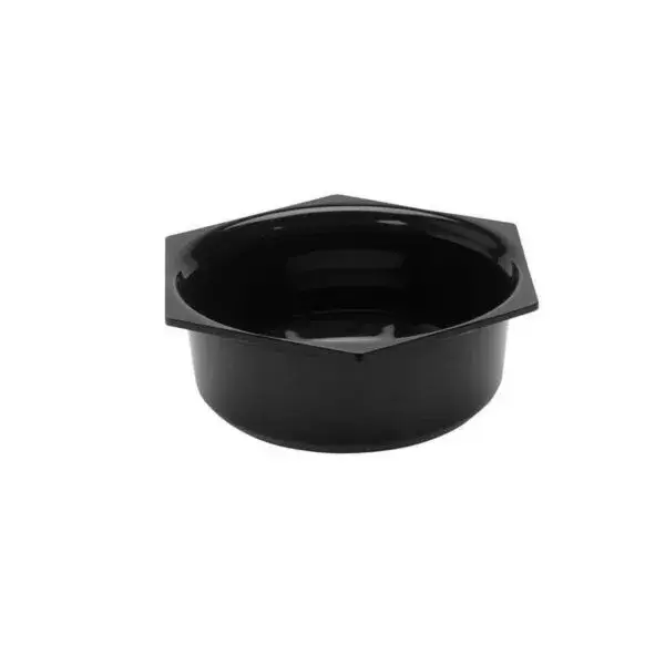 Saladekom - ronde zeshoek - 2,5l - 215x215x85mm Gecertificeerd