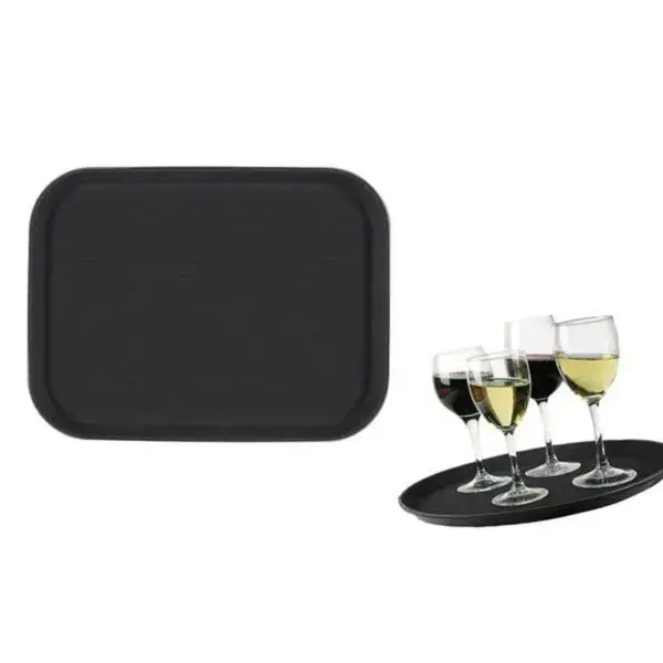 Rechthoekig dienblad met antislipcoating - glasvezel - 380x510mm Beste Prijs