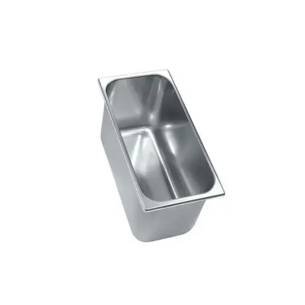 Rvs roomijsbak - 360x250x80mm Laatste Versie