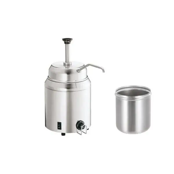 Express Levering Ronde dispenser voor warme toppings - ce - fudge type lfsp / incl. recipient
