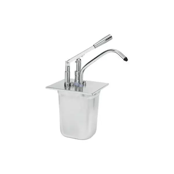 Rvs sausdispenser voor gn 1/6 - diepte 200mm Tijdelijk Beschikbaar